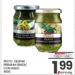 Eurospar PESTO DESPAR PREMIUM SENZA/CON AGLIO offerta