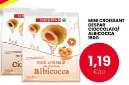 Eurospar MINI CROISSANT DESPAR CIOCCOLATO/ALBICOCCA 150G offerta