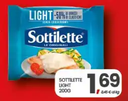 Eurospar SOTTILETTE LIGHT 200G offerta