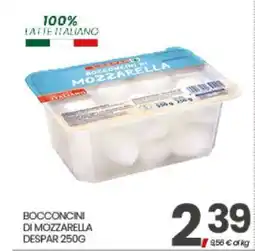 Eurospar BOCCONCINI DI MOZZARELLA DESPAR 250G offerta