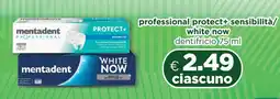Acqua & Sapone mentadent professional protect+/white now offerta