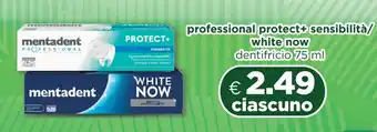 Mentadent professional protect+/white now