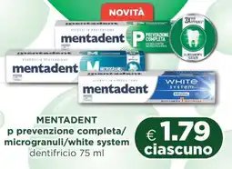 Acqua & Sapone MENTADENT offerta