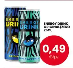 Eurospar ENERGY DRINK ORIGINAL/ZERO 25CL offerta