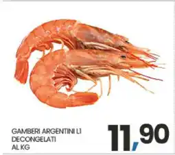 Eurospar GAMBERI ARGENTINI LI DECONGELATI AL KG offerta
