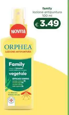 Acqua & Sapone Orphea Lozione Antipuntura Family offerta