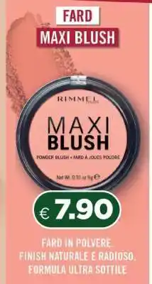 Acqua & Sapone Rimmel Maxi Blush offerta