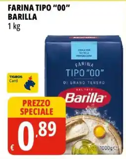 Tigros Farina tipo "00" BARILLA offerta