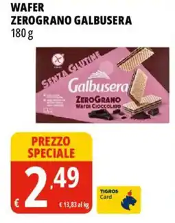 Tigros Wafer zerograno GALBUSERA offerta