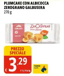 Tigros Plumcake con albicocca zerograno GALBUSERA offerta