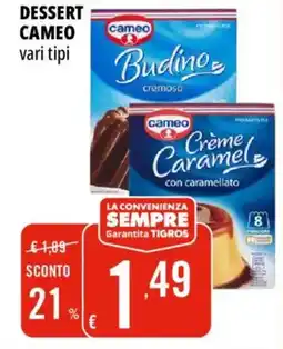 Tigros Dessert CAMEO offerta