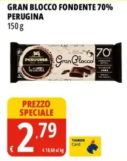 Tigros Gran blocco fondente 70% PERUGINA offerta