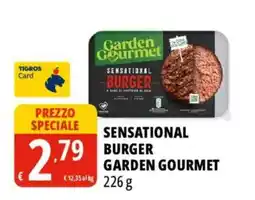 Tigros Sensational burger GARDEN GOURMET offerta