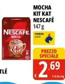Tigros Mocha kit kat NESCAFÉ offerta