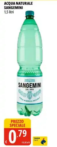 Tigros Acqua naturale SANGEMINI offerta