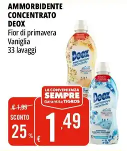 Tigros Ammorbidente concentrato DEOX offerta