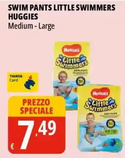Tigros Swim pants little swimmers HUGGIES offerta