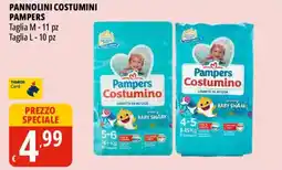 Tigros Pannolini costumini PAMPERS offerta