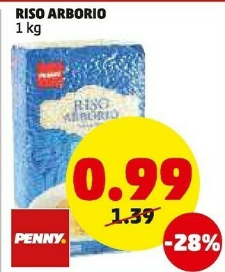 PENNY Riso arborio offerta