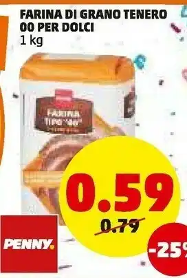 PENNY Penny - farina di grano tenero tipo 00 offerta