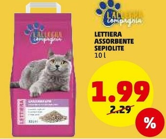 PENNY L'allegra compagnia lettiera assorbente sepiolite offerta