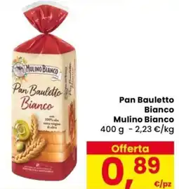 Despar Pan Bauletto Bianco Mulino Bianco offerta