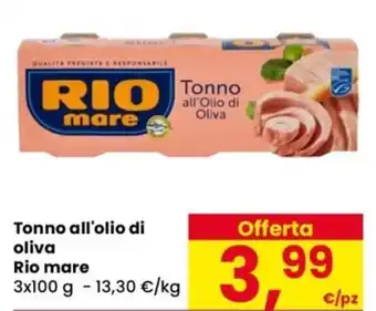 Despar Tonno all'olio di oliva Rio mare offerta