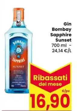 Despar Gin Bombay Sapphire Sunset offerta