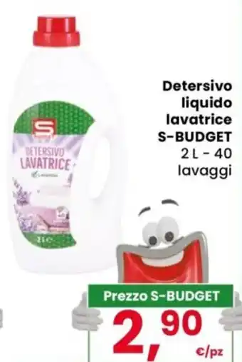 Despar Detersivo liquido lavatrice S-BUDGET offerta