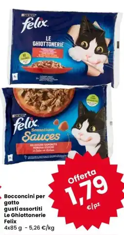 Despar Bocconcini per gatto Le Ghiottonerie Felix offerta