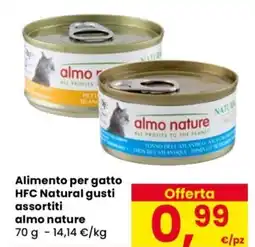 Despar Alimento per gatto HFC Natural almo nature offerta