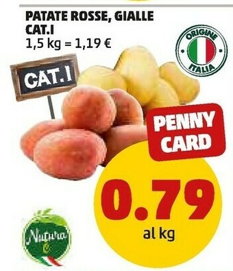 PENNY Patate rosse, gialle offerta