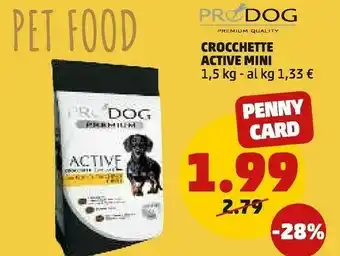 PENNY Crocchette active mini offerta