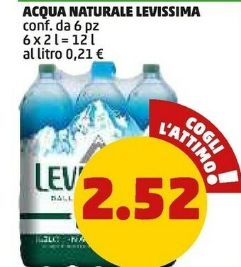 PENNY Acqua naturale offerta