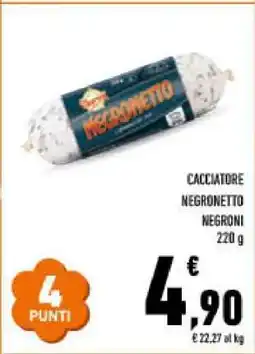 Conad Cacciatore Negronetto Negroni offerta