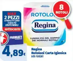 Sigma Regina Rotoloni Carta Igienica offerta