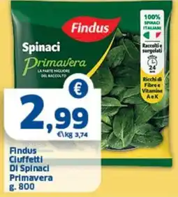 Sigma Findus Cluffetti Di Spinaci Primavera offerta