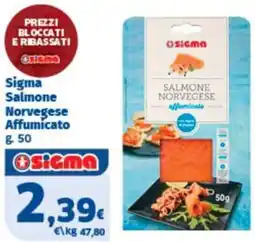 Sigma Sigma Salmone Norvegese Affumicato offerta