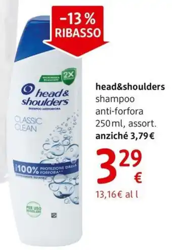 Head&shoulders shampoo anti-forfora