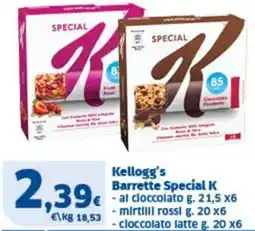 Sigma Kellogg's Barrette Special K offerta