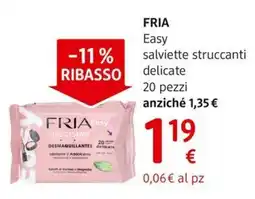 dm drogerie markt FRIA Easy salviette struccanti delicate offerta