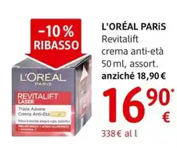 dm drogerie markt L'ORÉAL PARIS Revitalift crema anti-età offerta