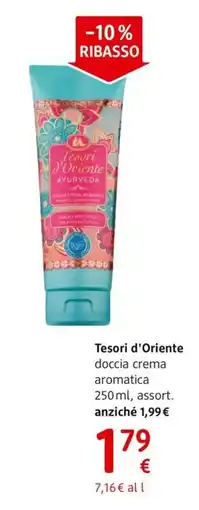 dm drogerie markt Tesori d'Oriente doccia crema aromatica offerta