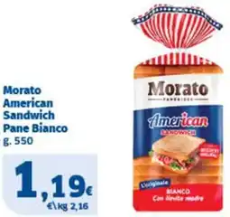Sigma Morato American Sandwich Pane Bianco offerta