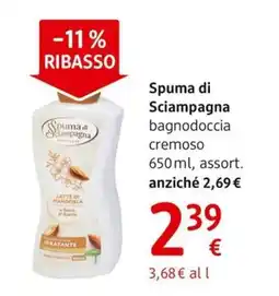 dm drogerie markt Spuma di Sciampagna bagnodoccia cremoso offerta