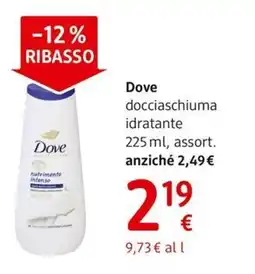 dm drogerie markt Dove docciaschiuma idratante offerta