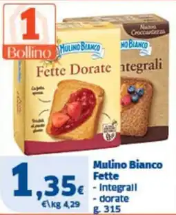 Sigma Mulino Bianco Fette offerta
