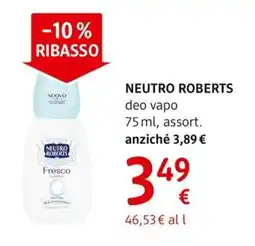 dm drogerie markt NEUTRO ROBERTS deo vapo offerta