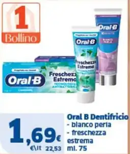 Sigma Oral B Dentifricio offerta