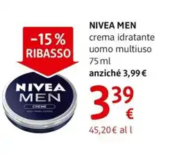 dm drogerie markt NIVEA MEN crema idratante uomo multiuso offerta